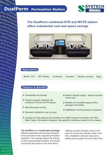 Combined OTR/WVTR Analyzer Brand|OTR & WVTR Permeation Testing for Films.